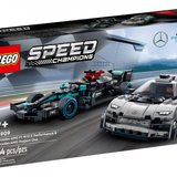 LEGO SPEED CHAMPIONS MERCEDES AMG F1 W12 E PERFORMANCE SI MERCEDES AMG PROJECT ONE 76909